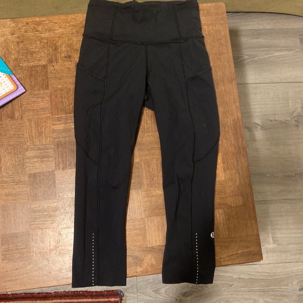 Lululemon fast and free crop leggings